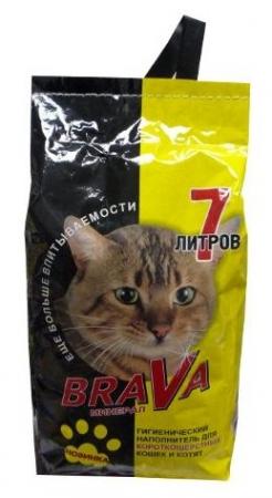 Brava Наполнитель для короткошерстных кошек - 7л